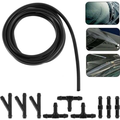 500cm Plastic Windscreen Wiper Washer Jet Tube Pipe Hose Connector Car Hose Joints For Nozzle Pump Tool