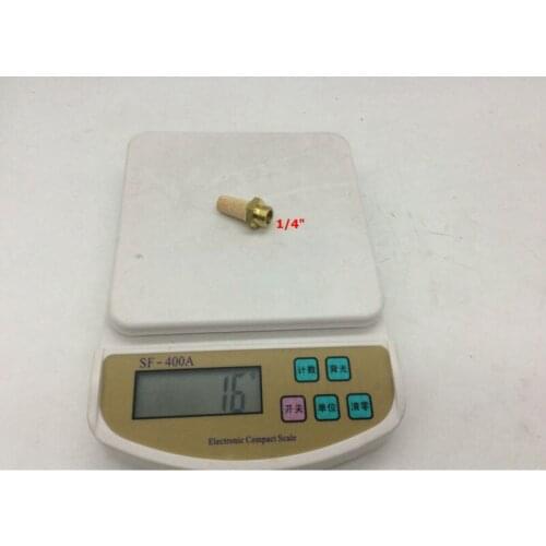 Pneumatic components 1/4" Pneumatic fittings/Solenoid valve silencer Copper material thread connection