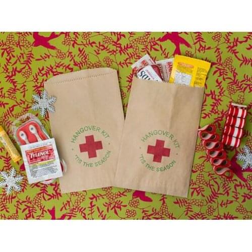 Christmas Wedding hangover kits donut candy Buffet treat welcome bags BIRTHDAY Bridal baby Shower Bakery Cookie Favors pouches