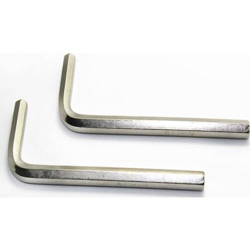 Hexagon wrench carbon steel process galvanized single hexagon key hexagon wrench metric system，500 in a bag