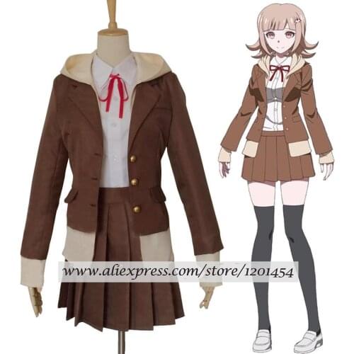 Danganronpa 3 Side: Despair Nanami ChiaKi School Uniform Cosplay Costume