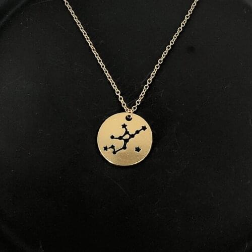 Virgo constellation necklace Handmade Zodiac Constellation Necklace Virgo horoscope Pendants For the Mothers' Day Gift