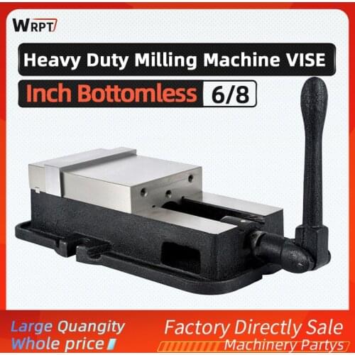 Heavy-duty milling machine vise Angle solid precision machine flat-nose pliers 6 inch 8 inch grinding machine vise with bottom