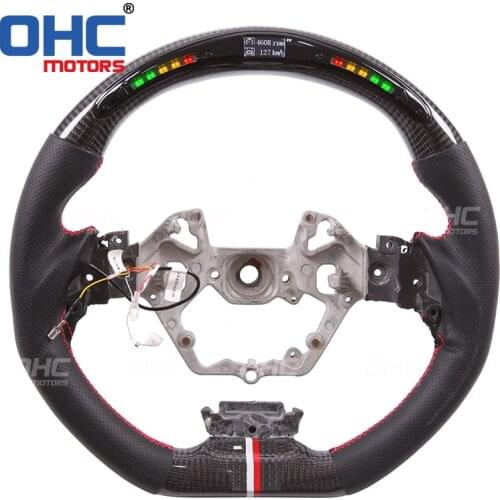 Real Carbon Fiber LED Steering Wheel compatible for TOYOTA CH-R LED Performance + Carbon Fiber