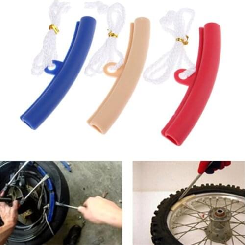 Universal Motorcycle Car Wheel Rim Soft Protector Tyre Remove Edge Protection Motorbike Alloy Changing Wheel Rim Protector