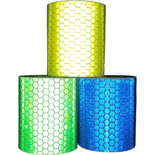 Bike Reflective Tape Waterproof Warning Reflection Safety Reflective Sticker Adhesive Tape for Trailers Car Traffic Warnin
