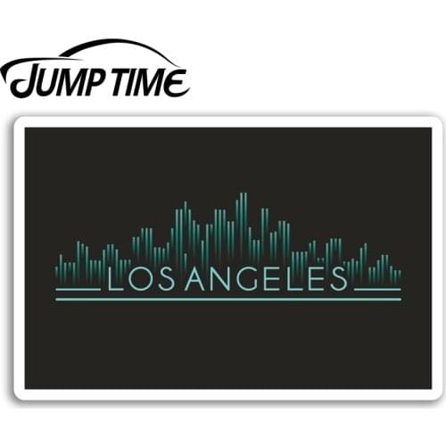 Jump Time for Los Angeles Vinyl Stickers America USA Travel Sticker Luggage Bumper Decals Waterproof Car Accessories