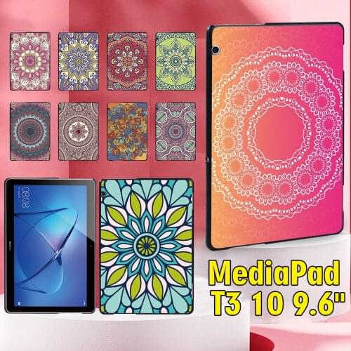 For Huawei MediaPad T3 10 9.6 Inch High-quality Tablet Plastic Tablet Back Shell + Free Stylus