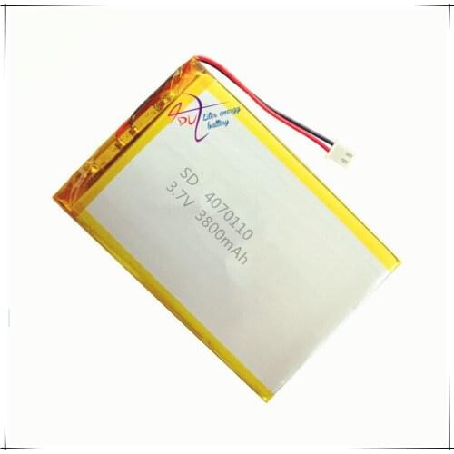 XHR-2P 2.54 3.7V 3800mAh in the special offer core polymer battery 4070110 student computer
