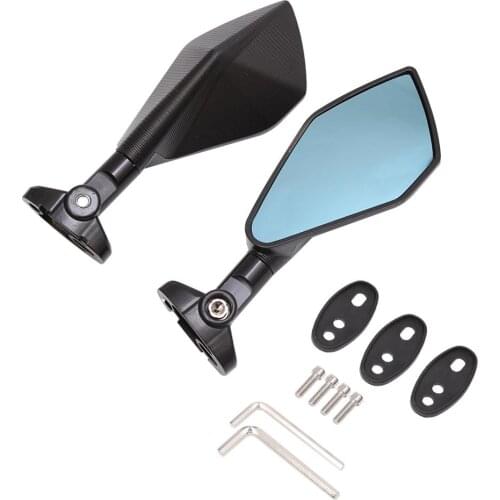 Motorcycle Scooters Racer Rearview Back Side View Mirror For Yamaha R15 2014 Tmax 500 2009 Kawasaki ninja 300 Honda cbr 1000 rr