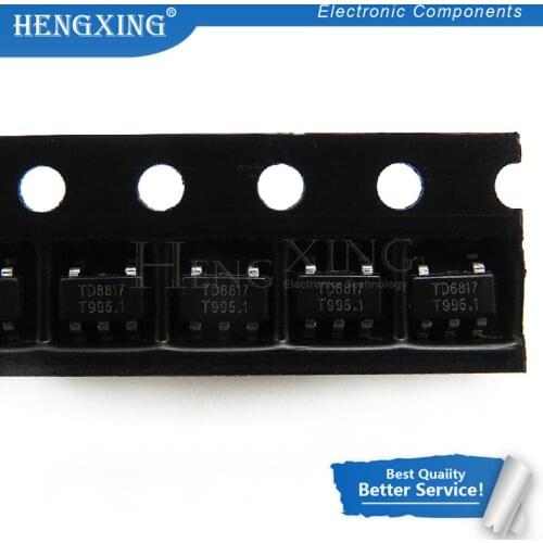 10pcs/lot TD6817 SOT-23-5 1.5MHz 2A In Stock