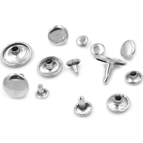 100sets/lot 5mm-15mm metal rivets. Buttons. Snaps. Metal nails. Luggage rivets. Clothing & Accessories. Double-sided rivets