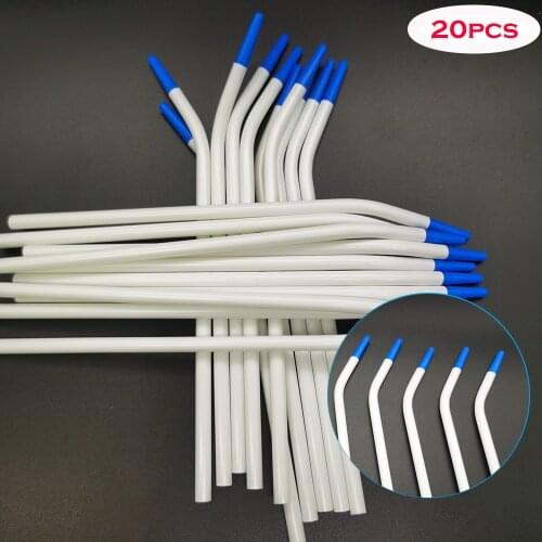 20Pcs Dental Surgical Aspirator Suction Tube Tips Clinic Tools And Suction Tube Adaptor