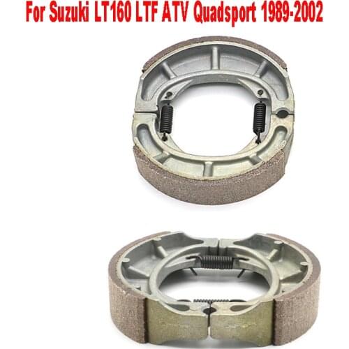 2X Front Brake Shoes For Suzuki LT160 LTF 1989-2002 ATV Quadsport 2001 2000 1999 1998 1997 1996 1995 1994 1993 1992 1991 1990
