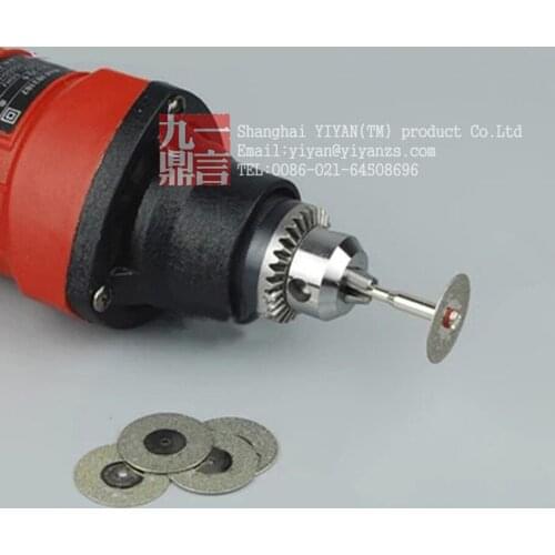 3sets/lot 16mm 0.6" Mini Diamond Coated Grinding Cutting Wheel Discs Cut Off Circular Saw Power Rotary Tools Hot Sale