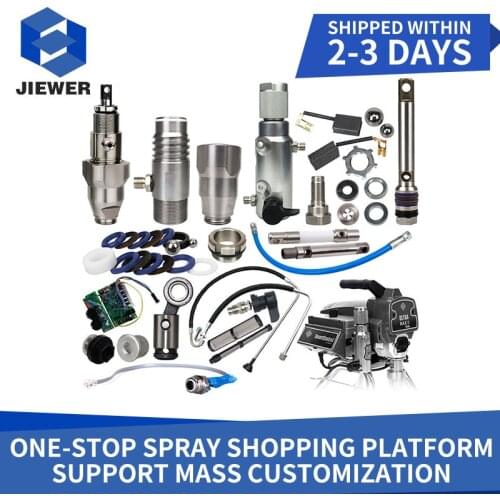 Airless Spraying Machine Accessories 390/395/490/495 Pump Body Cylinder Liner Valve Plate Gasket Plunger Rod Maintenance Fitting