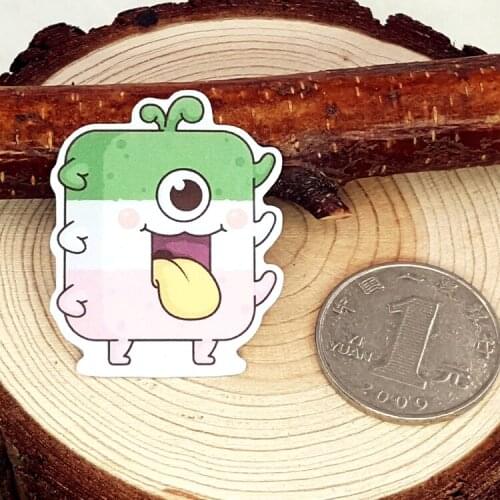 30pcs/bag Extraterrestrial character album Scrapbook waterproof decoration stickers DIY Handmade Gift Scrapbooking sticker