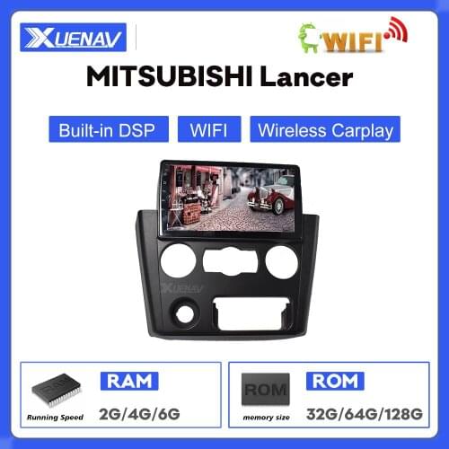 HANG XIAN 9" Quadcore Android 8.1 Car radio stereo for MITSUBISHI Lancer 2007-2015 car dvd player GPS navigation car multimedia