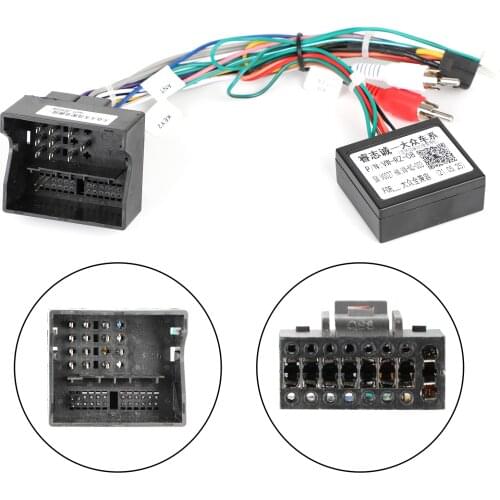 Car Android Media Player Navi Radio CANBUS Power Harness Wire BOX For Volkswagen Golf 5/6 / Polo / Passat / Tiguan / Touran 4.6