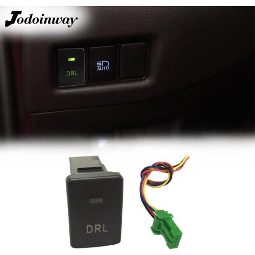 Car Switch DRL Button Daytime Running Lamp Light Switch For Mitsubishi Outlander 3 2014-2019 Xpander Mirage