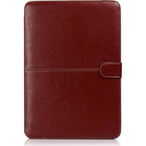 For Pro 15 A1990 Soft PU Leather Bag Laptop Flip Cover Notebook Case For Macbook Air Retina Touch 11 12 13 15 16 ” A2289 A2251