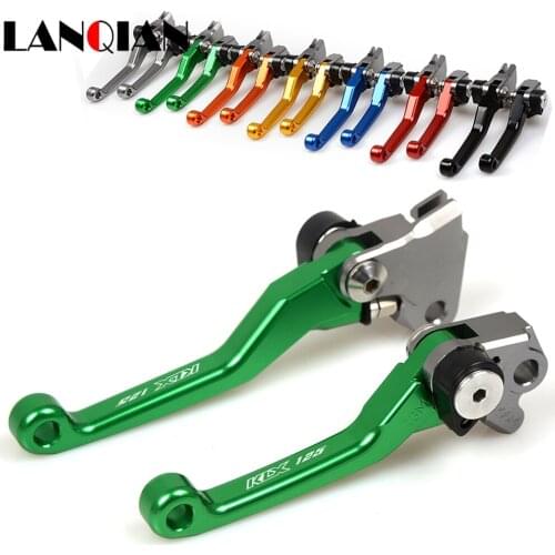 For Kawasaki KLX125 KLX 125 2010 2011 2012 2013 2014 2015 2016 Motorcycle Parts Dirt Bike Pivot Brake Clutch Levers Aluminum