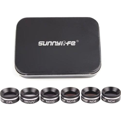 Mavic Air Camera Filter ND4/8/16/32 CPL MC UV Protective Lens Filters Kit For DJI Mavic Air Drone Gimbal Camera Accessories Set