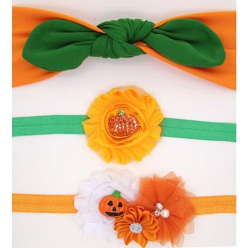 Boutique Best Seller Kids Baby Flower Style Hair bands Costume Matching Headbands hair accessories For Infants Halloween Party
