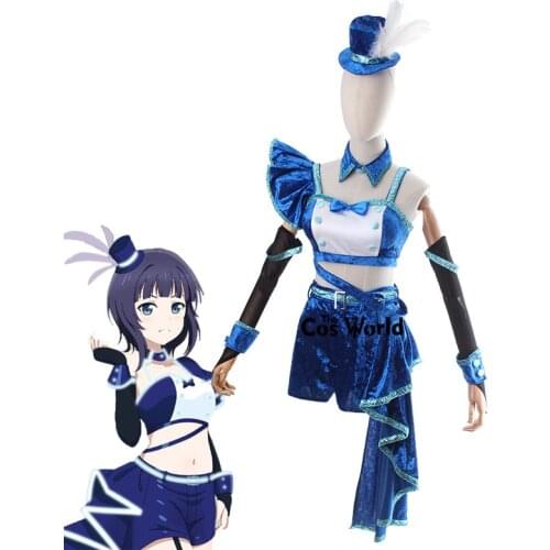 Love Live! Nijigasaki 3rd School Idol Festival Yume no Hajimari Asaka Karin Outfit Anime Cosplay Costumes