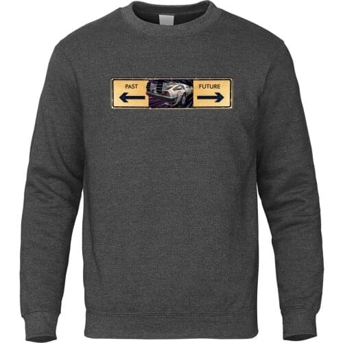 Back To The Future Fashion Sweatshirts Men Movie Series Sweatshirt Sportswear Autumn Winter Fleece Pullover Harajuku Streetwear