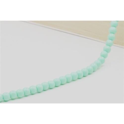 Fashion Multicolor Shell Round Beads Pearl 4mm6mm8mm10mm12mm Charms Women Girls Newly Making Loose Beads Jewelry 15inch Y15