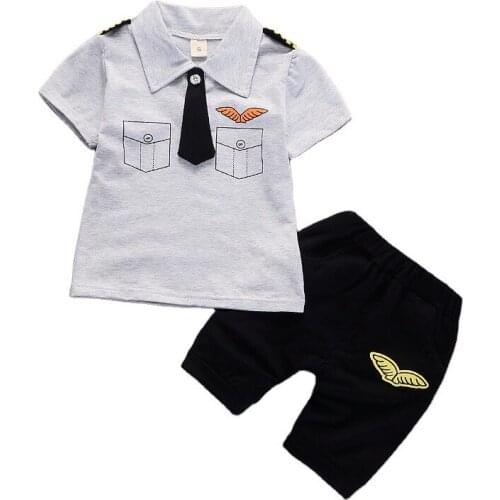 New Boys Clothing Summer Baby Girl Clothes Children Sport T-Shirt Shorts 2Pcs/Set Toddler Casual Costume Fashion Kid Tracksuits