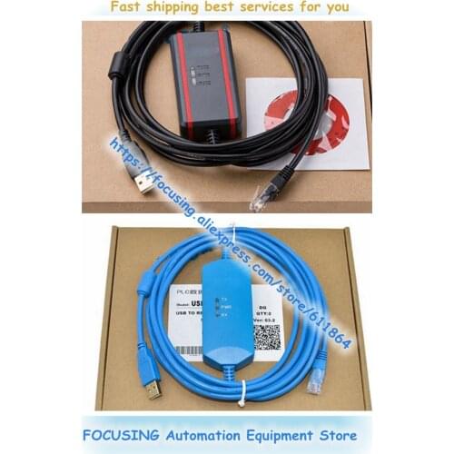 Compatible USB-CNV3 PLC Programming Cable Used For NB NJ NS And Other N Series Data Downloading Communication Cable
