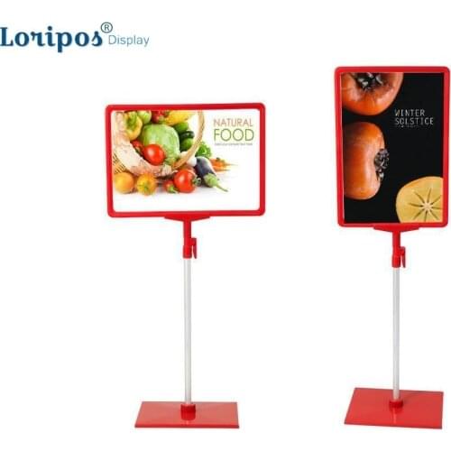 Supermarket Pop Advertising Poster Display Stand Rack A3/a4/a5 Photo Frame Price Label Sign Billboard Promotions Rack