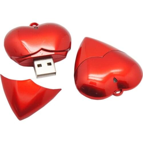 USB stick cartoon love heart pen drive 4GB 8GB 16GB 32GB 64GB pendrive memory stick Personalized gift usb flash drive cle usb