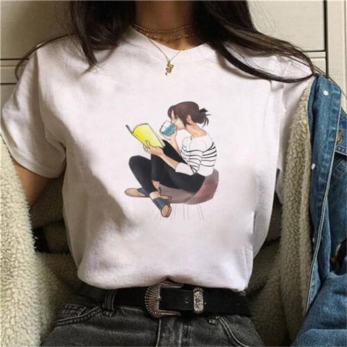 Korean style Ulzzang Beautiful girl Printed Cute Summer Short Sleeve Top T-shirt women Fashion Soft Casual White T shirts Tops
