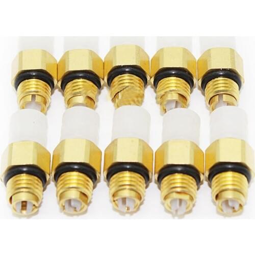 10Pcs Air Suspension Repair Kit Air Valve M8x1 for Benz W251 W164 W212 W211 W220 W221 New Air Connector Tube Brass Fittings