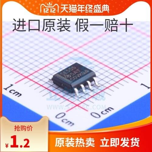 10PCS/LOT Timer IC SE555DR SE555D SOP-8 New Original In Stock