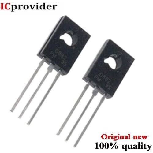 10pcs/lot Triode Transistor D882 2SD882 3A/40V NPN Power Triode Pair/Match with B772 Best quality