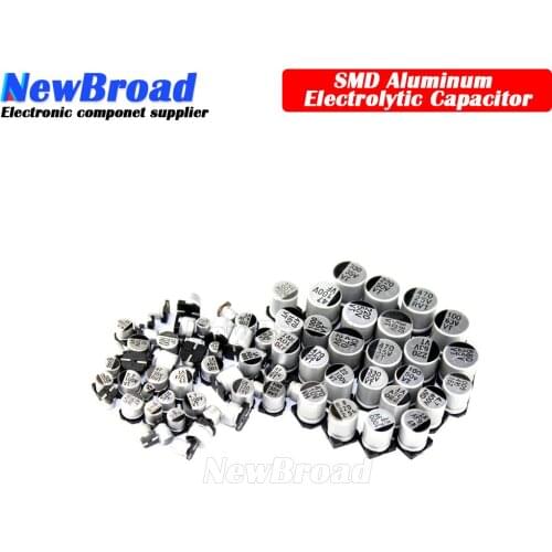10PCS SMD Aluminum Electrolytic Capacitor 56UF 25V 50V 25V56UF 6.3*5.4MM 50V56UF 6.3*7.7MM 56UF25V 56UF50V 56U
