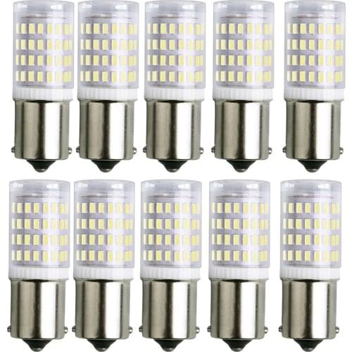 10X 3014 80smd 1156 Ba15s P21w 1157 Bay15d P21/5w Led for Car Auto Brake Lamp 12v Turn Signal Light Red Amber Reversing Lights