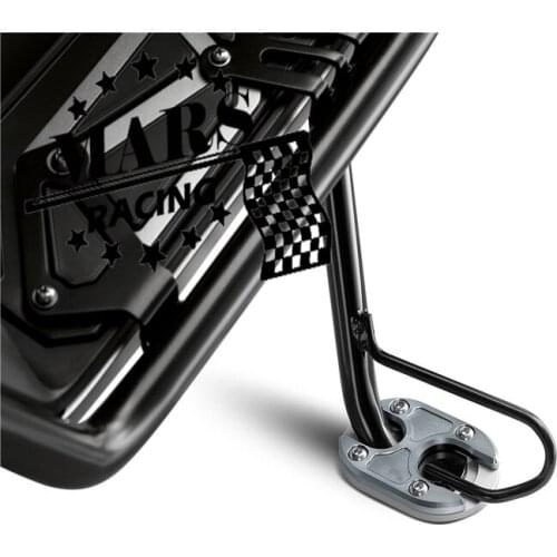 Motorcycle CNC Accessories Flat Foot Side Stand Extension Pad Plate Kickstand Support tripod Fits For PCX150 PCX160 2018-2021