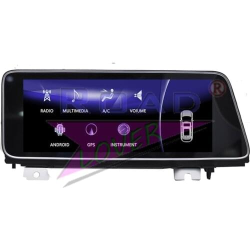 Roadlover Android 7.1 Car GPS Navigation Player For Lexus RX200 RX350 RX450 2016- Stereo Automagnitol Radio 2 Din 12.3in NO DVD