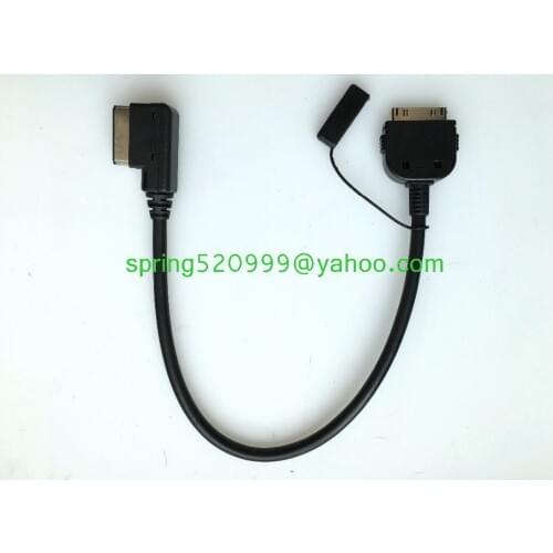 Free shipping Volkwagen VW Au di AMI MDI IPHONE 4 IPOD cable VW Tiguan GTI CC A4 A6L audio cable