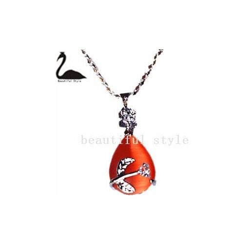 Big promotion! Fashion woman man Rhinestone opal pendant necklace high quality sweater chain Min.order is $ 15 (mix order) Z001