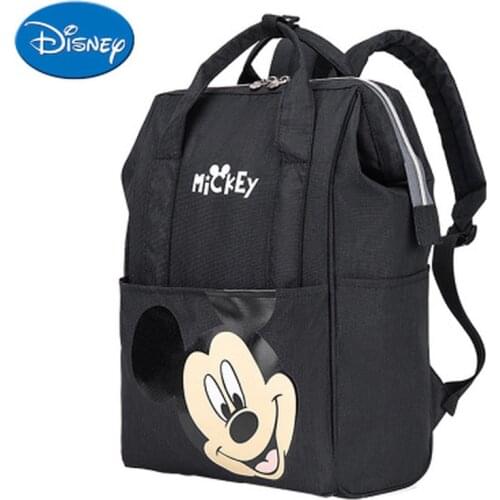 Disney Mickey Minnie Backpack Diaper Bag Cartoon Mommy Bag Fashionable Cute Multifunctional Handbag Going out practical backpack