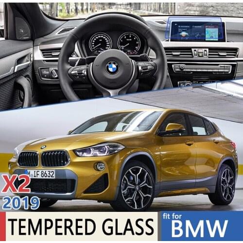 For BMW X2 F39 2019 Car Navigation GPS Ultra-Thin Film Perfect Fit Touch Full Screen Protector Tempered Glass Cover Accessories