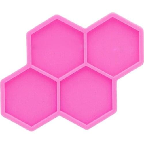 U2JF Badge Scrolls Resin Mold Square/hexagonal/irregular Epoxy Resin Silicone Mold