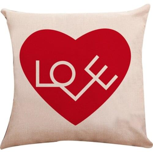 Best Selling Cotton Linen Throw Pillow Case Feathers Print Square Cushion Cover 18 X 18 Inch Explosion Models Selling Cartoon