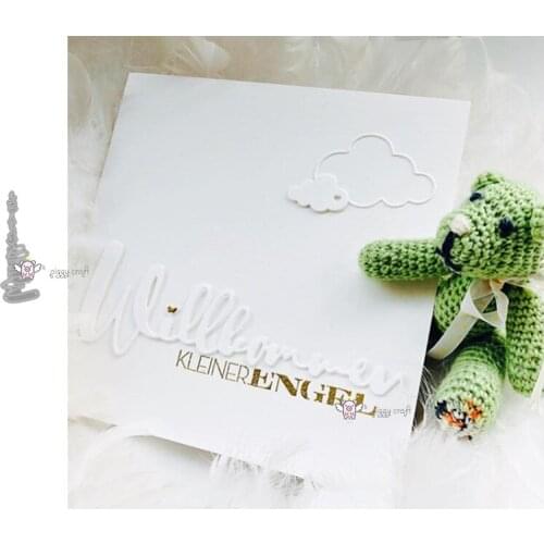 Mmao Crafts Metal Steel Cutting Dies New Letter decoration Stencil For DIY Scrapbooking Paper/photo Cards Embossing Dies